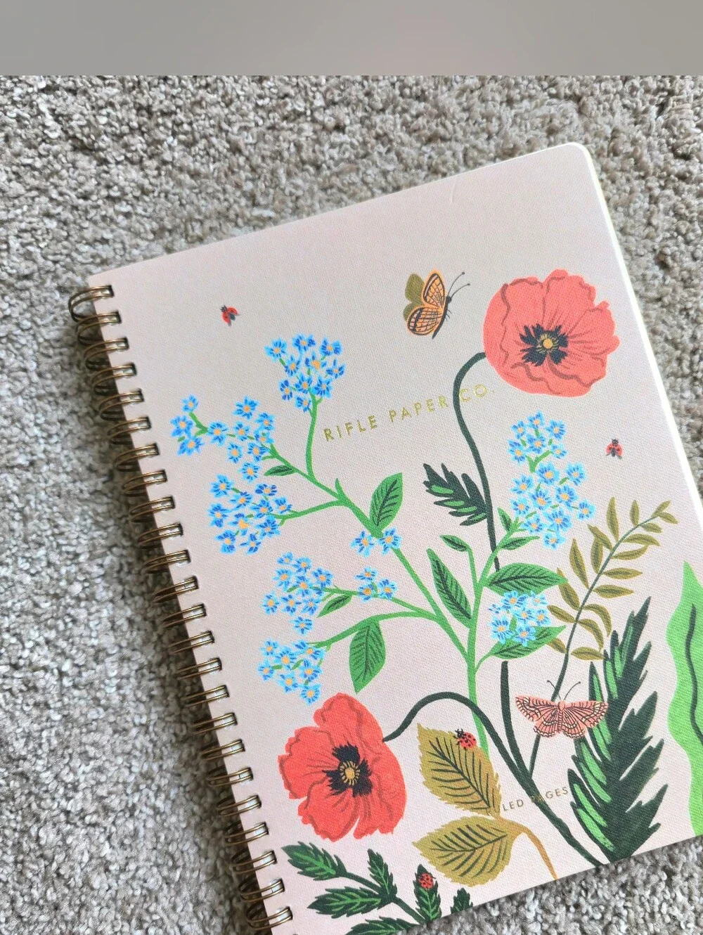 Rifle Paper Co. Iceland Poppy Spiral Notebook